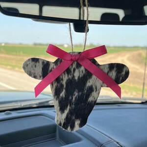 Cowhide Car Charm Accessories