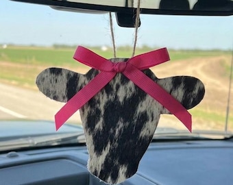 Cowhide Car Charm Accessories