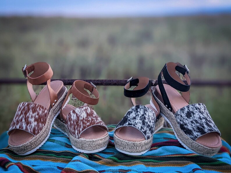 Cowhide Heels, Cowhide Wedges, Cowhide Platform image 3