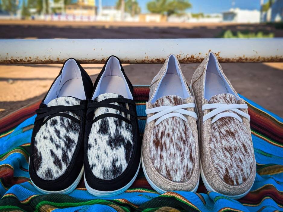 Cowhide Hey Dude Knock Offs - Etsy
