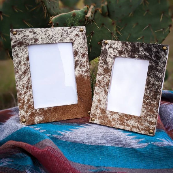 Cowhide Picture Frames