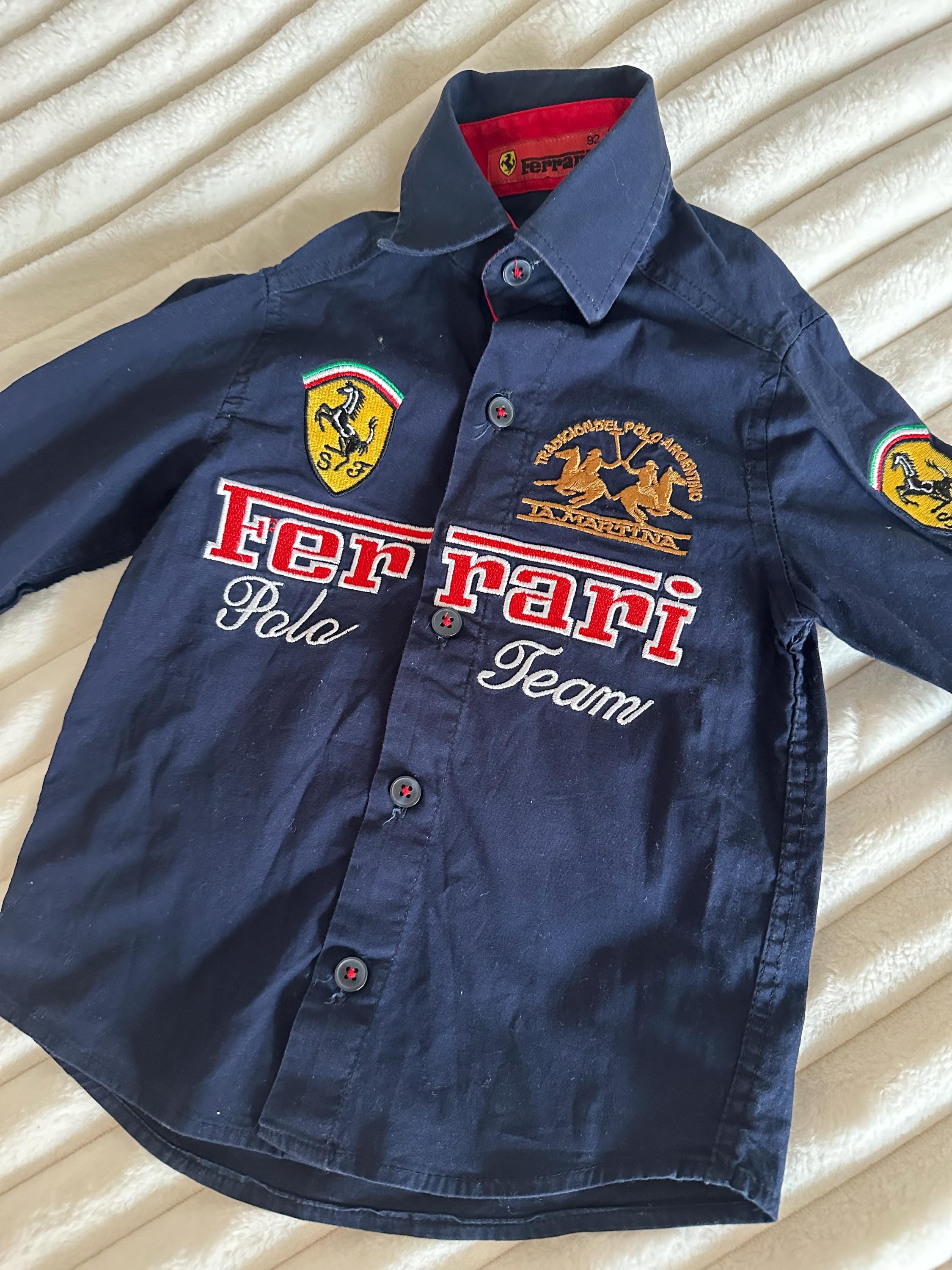 ferrari dress shirt JF J.Ferrari Shirt Mens Large 16.5 Blue Button Up Slim Fit Mechanical Stretch