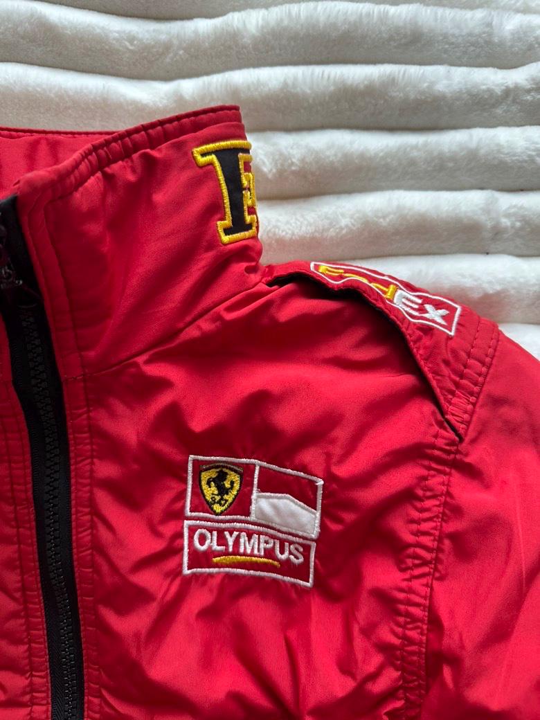 Vintage Ferrari Kids Jacket Red Size 104 - Etsy