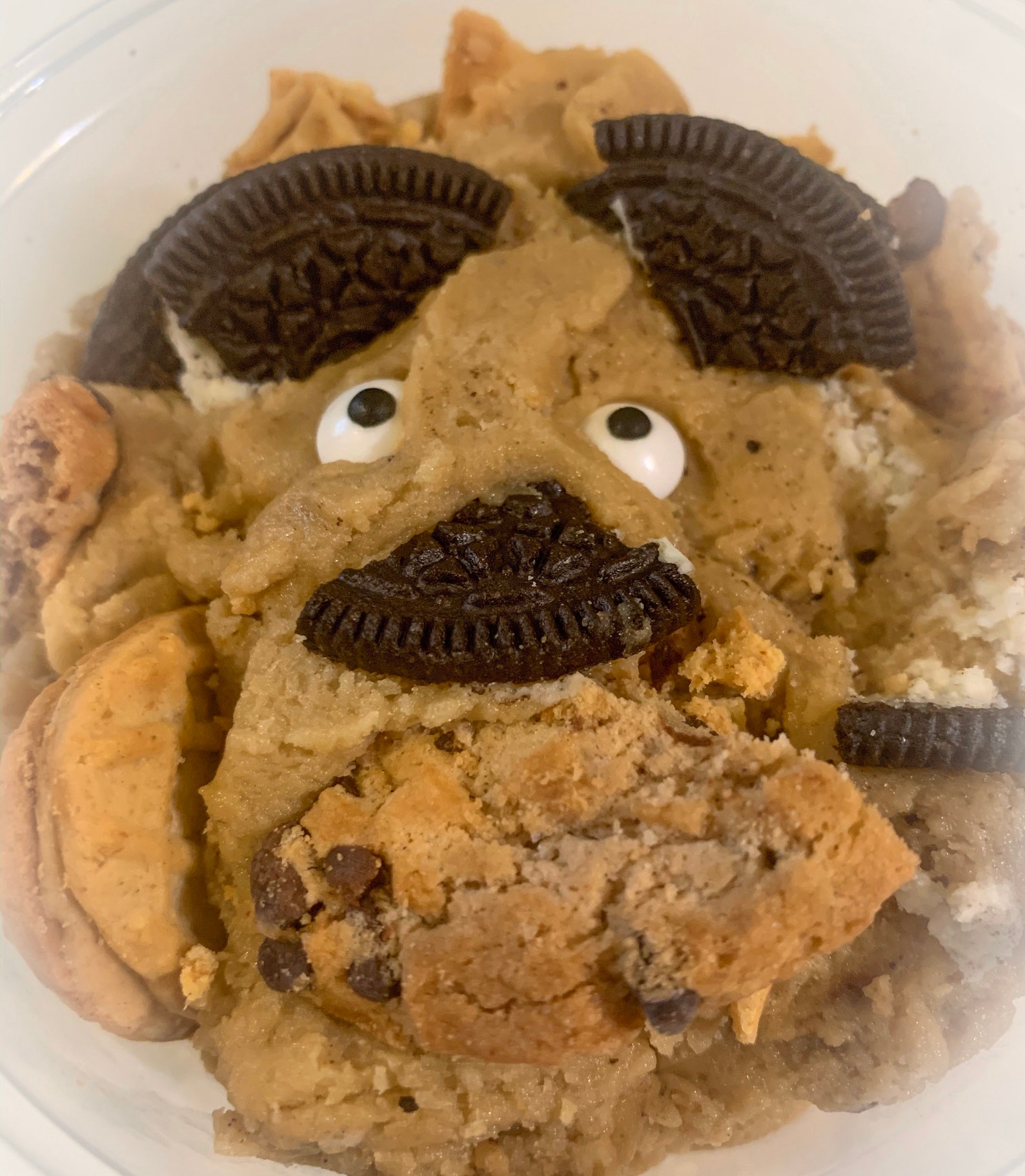NAKED COOKIE MONSTER Edible Cookie Dough 12 Oz. Free Etsy
