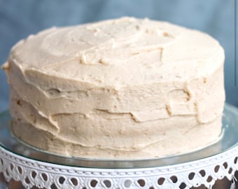 Vegan Snickerdoodle Cake (Dairy Free, Egg Free, Nut Free) 1 or 2 layers - 8oz Icing per layer! - SHIPPING INCLUDED