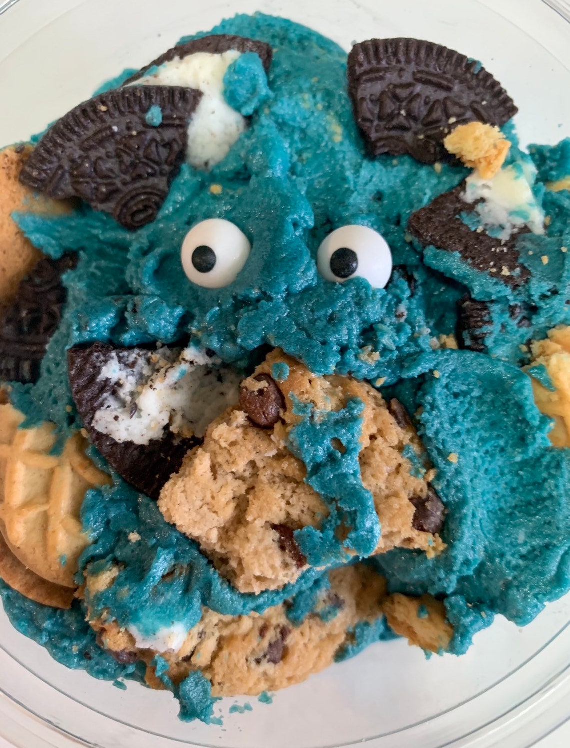 COOKIE MONSTER Edible Cookie Dough 12 Oz. Shipping Etsy