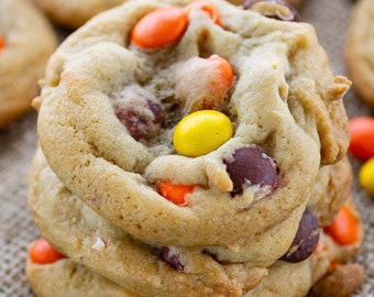 Bakery Style Reese’s Pieces Cookies - Large Cookies - SHIPPING INCLUDED