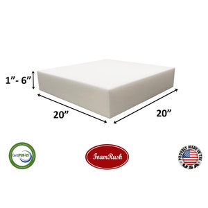 18 x 120 High Density Foam Rectangle (Bench) – FoamRush