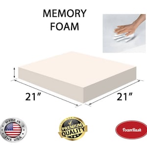 33LB Upholstery Foam 6 Inch Thick Sheet 37 x 73, Conventional Polyurethane  Foam Pad : : Home & Kitchen