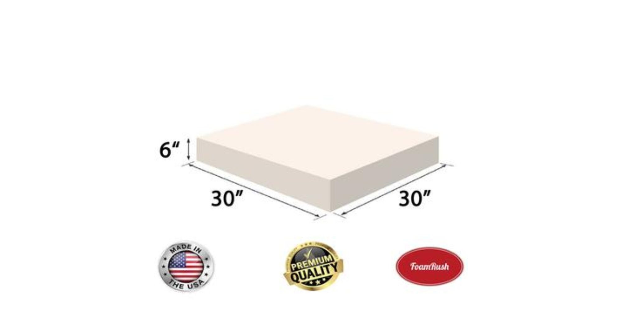 High Density Upholstery Foam Seat Sofa Cushion Replacement Sheets Foam  Padding 