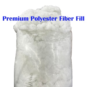 Premium Polyester Fiber Fill - Compatible for AsalaLiving, Fill For Pillows, Cushions, Bean Bags, Foam Sacks, Mattresses, Dolls, Toppers