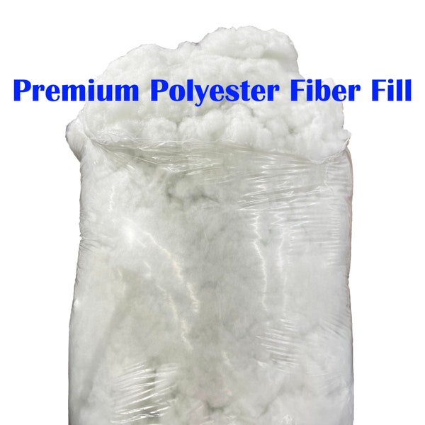 Premium Polyester Fiber Fill - Compatible for AsalaLiving, Fill For Pillows, Cushions, Bean Bags, Foam Sacks, Mattresses, Dolls, Toppers