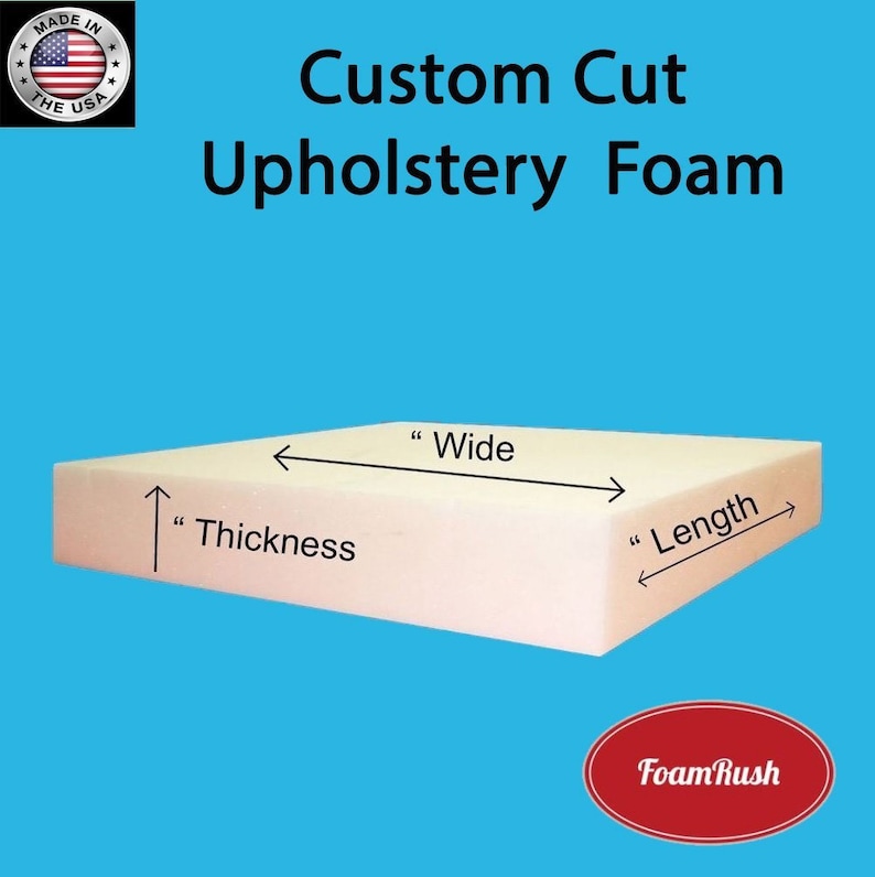 Made to Order Custom Upholstey Foam Made in USA Etsy