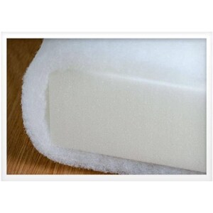 17 X 17 Upholstery Foam Cushion, High Density, Chair Cushion Square Foam,  Wheelchair Seat Cushion, Made in USA 