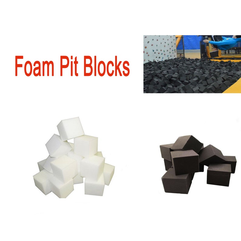 6 X 6 X 6 Foam Pit Blocks/cubes Pit Foam Blocks/cubes for Skateboard