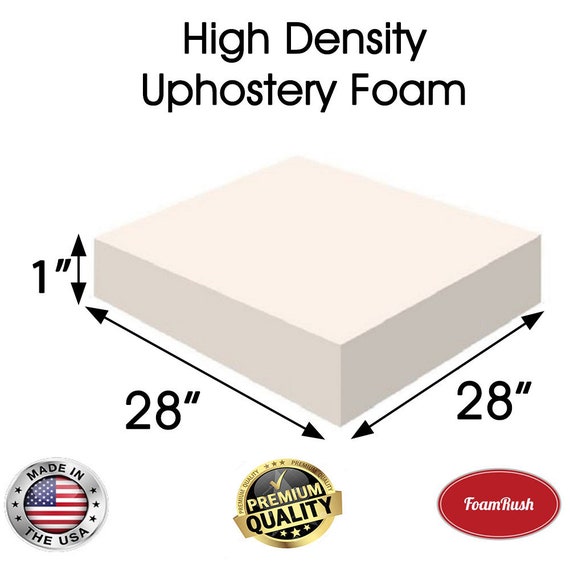 FoamRush 3 x 36 x 36 Premium Quality Upholstery Foam Cushion High  Density (Chair Cushion Square Foam for Dinning Chairs, Wheelchair Seat  Cushion
