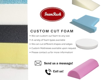 Made to order- Custom Upholstey Foam- Made in USA