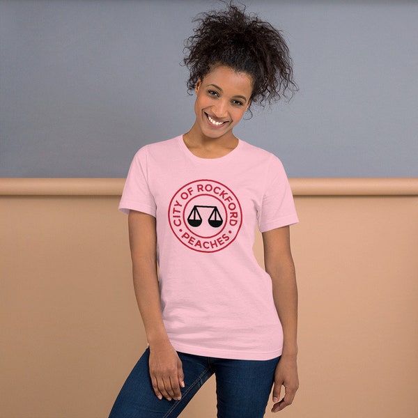 Rockford Peaches Shirt Movie Bella + Canvas 3001 Short-Sleeve Unisex T-Shirt