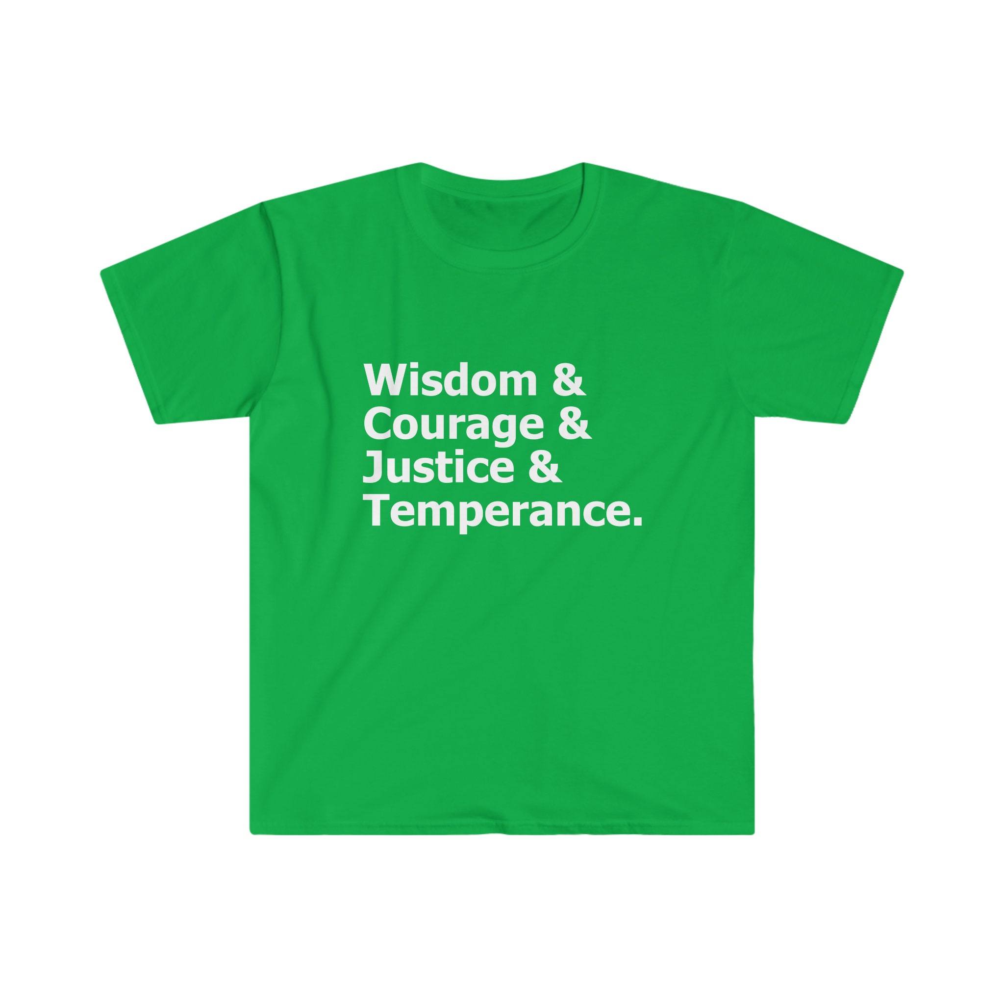 thumbnail image 2 of Cardinal Virtues Stoic Coin - Justice Courage Wisdom Temperance Medallion With Case 2 of 9