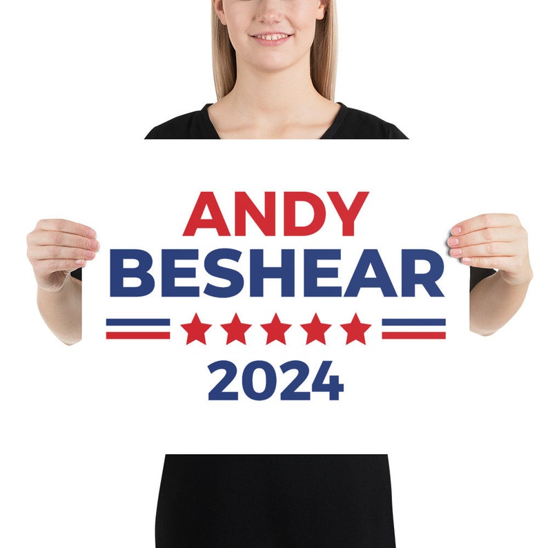 Andy Beshear Poster 2024 Kentucky Governor for President Etsy