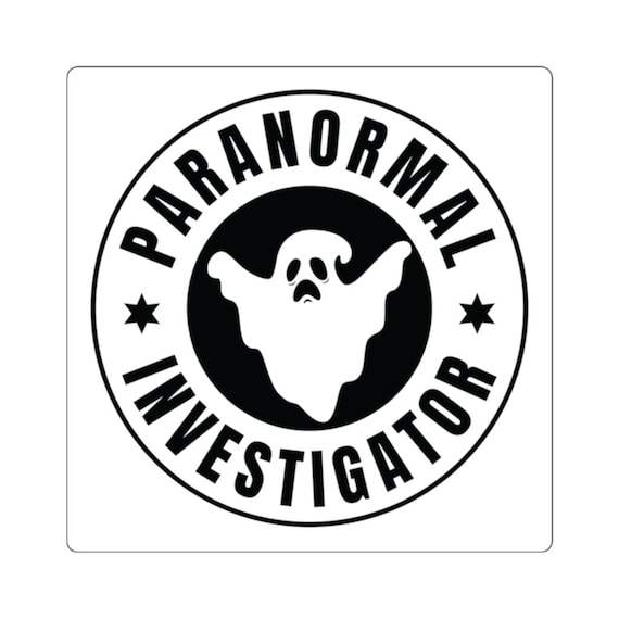 Paranormal Investigator Emblem Sign Sticker Paranormal Investigator Emblem Sign Sticker