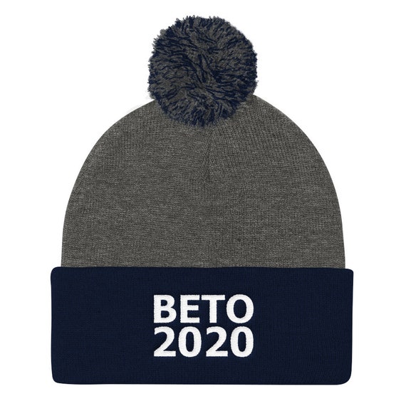Beto 2020 Democrat Beto O’Rourke for President Pom Pom Knit Cap