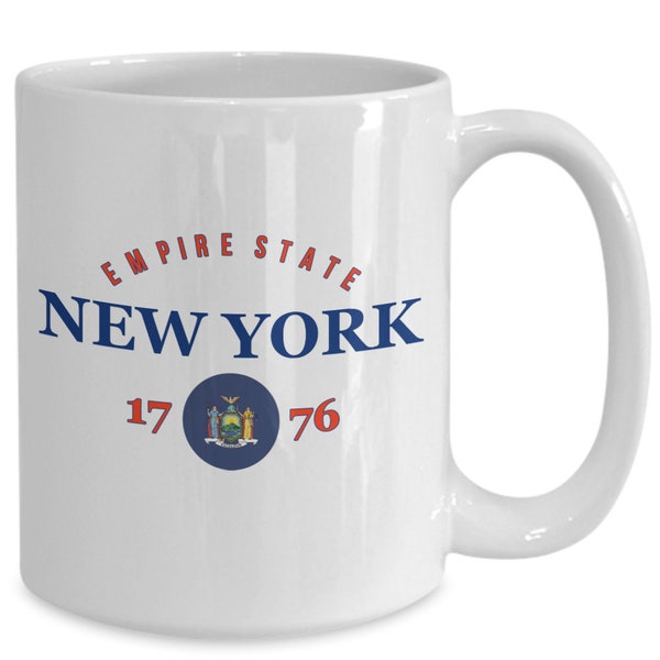 New york state pride flag native new yorker coffee mug