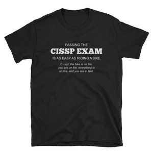 CISSP Exam Shirt Cybersecurity Professional IT Security Gildan 64000 Short-Sleeve Unisex T-Shirt