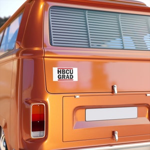 HBCU Grad Black Colleges History Month Bumper Sticker