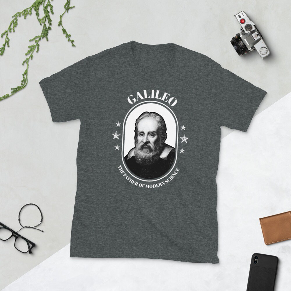 Father of Modern Science Astronomy Shirt Galileo Galilei Short