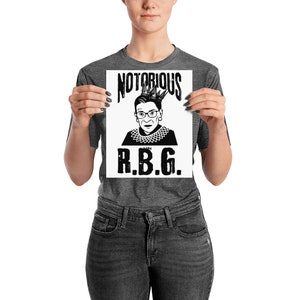 Ruth Bader Ginsburg Notorious RBG Poster - Etsy