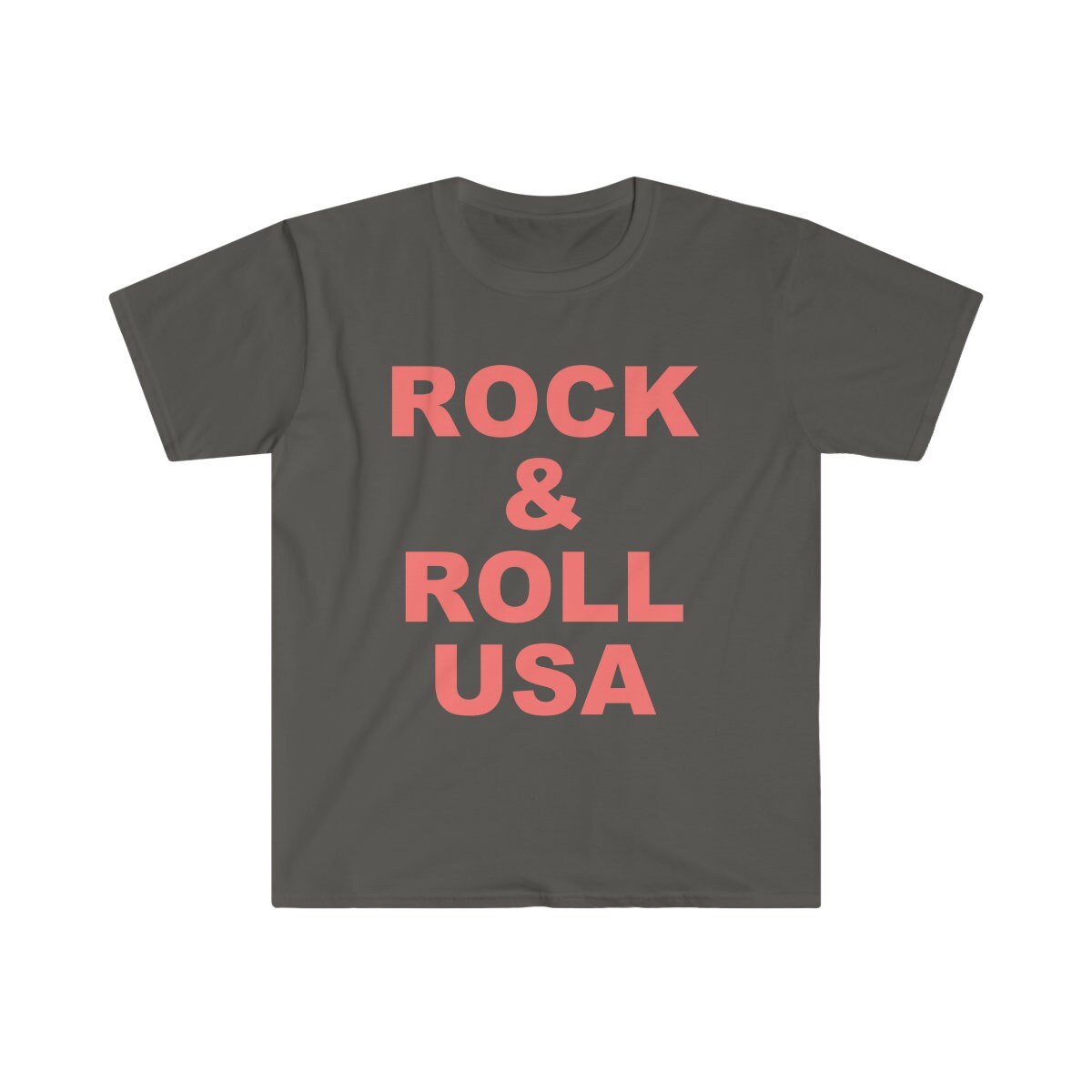 Camiseta de estilo suave unisex Rock and Roll USA Etsy Espana