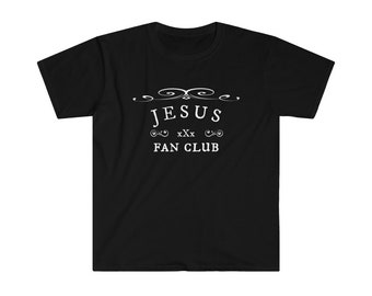 Jesus Fan Club Christian Unisex Softstyle T-Shirt