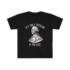 Patriotic General George Washington Unisex Softstyle T-Shirt