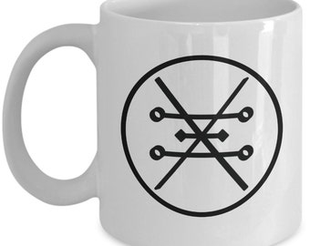 Copper alchemy symbol alchemical alchemist coffee mug