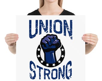 Join A Union Art Print - 8.5x11 Print, Digitally Illustrated on