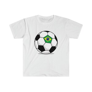Brazil Soccer Unisex Softstyle T-Shirt