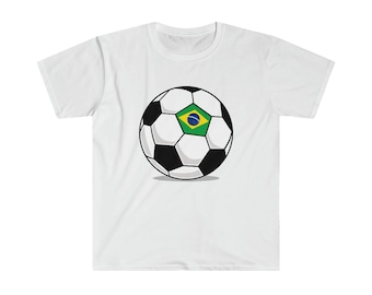 Brazil Soccer Unisex Softstyle T-Shirt