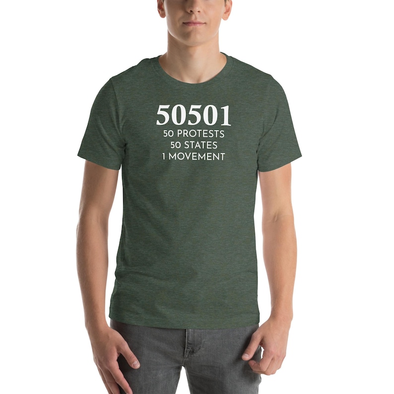 50501 Resistance Movement Dissent Protest 50501 Unisex t-shirt