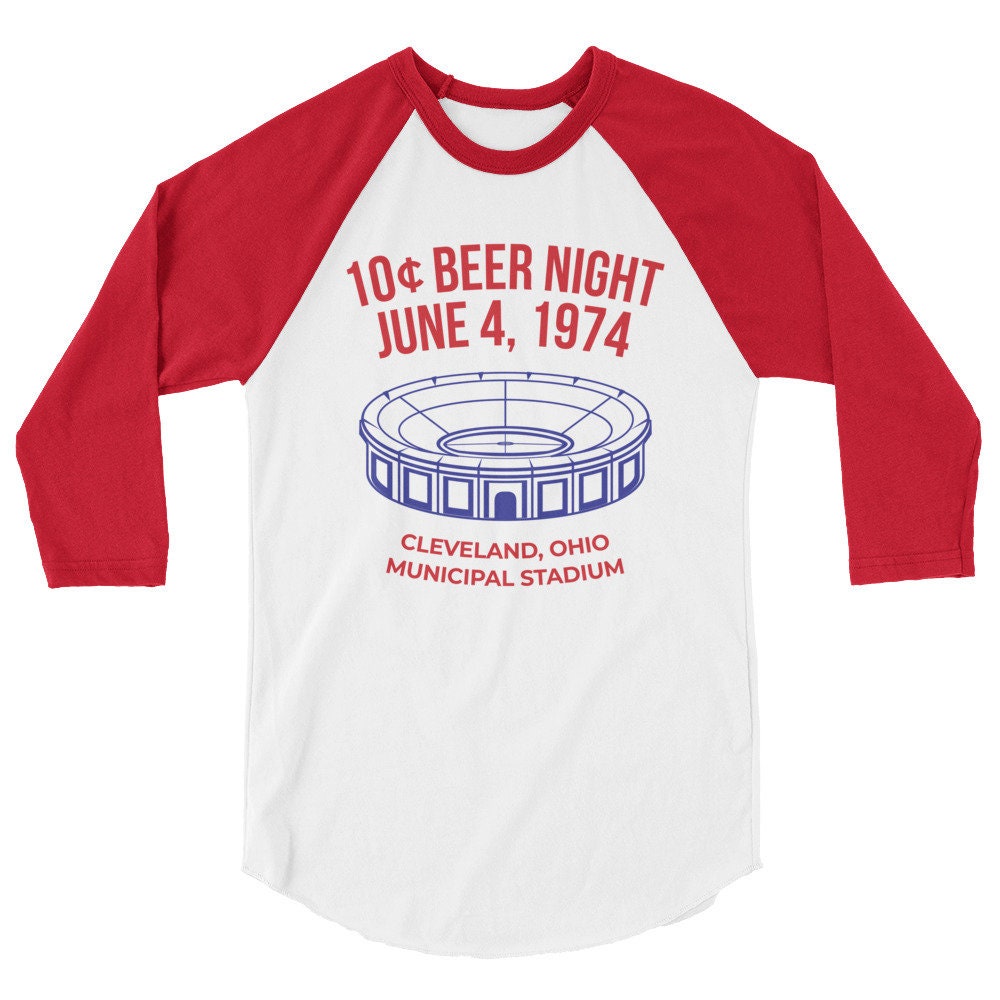Chemise de baseball rétro 10 Cent Beer Night Cleveland chemise Etsy