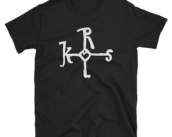 Chemise Charlemagne T-shirt unisexe à monogramme King Charles à manches courtes