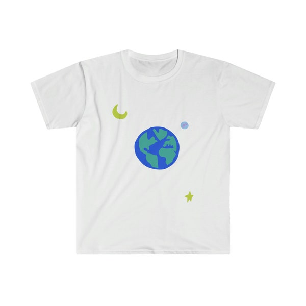 Love Moon Star Sun Unisex Softstyle T-Shirt