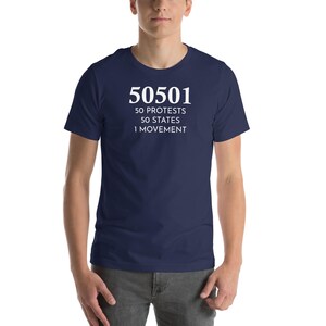 50501 Resistance Movement Dissent Protest 50501 Unisex t-shirt