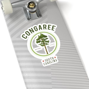 Congaree National Park Sticker South Carolina Loblolly Pine TreeKiss-Cut Stickers