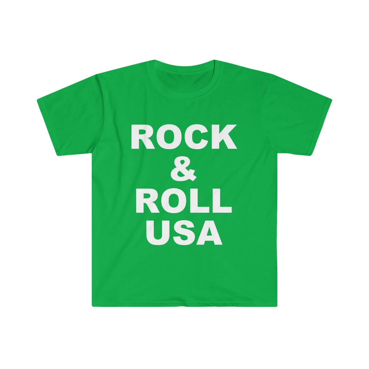 Rock and Roll USA Unisex Softstyle T-shirt - Etsy