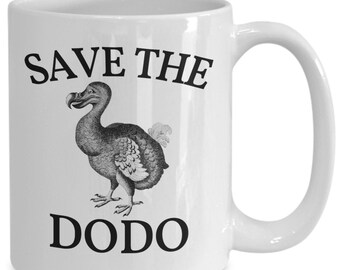 Dodo bird endangered species conservation coffee mug