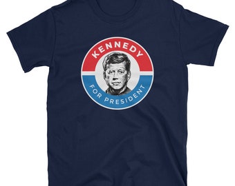 JFK Shirt President John F Kennedy Campaign Short-Sleeve Unisex T-Shirt