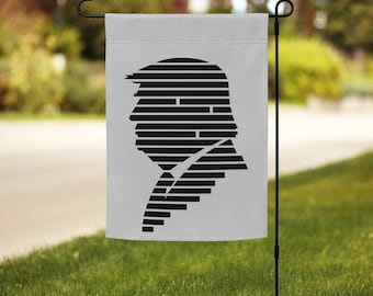 Heavily Redacted Donald Trump Protest Garden flag