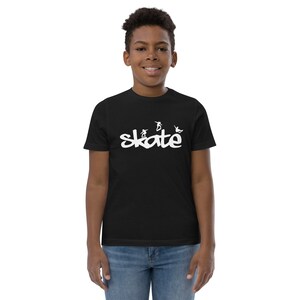 Skate Skater Punk Skateboard Youth jersey t-shirt