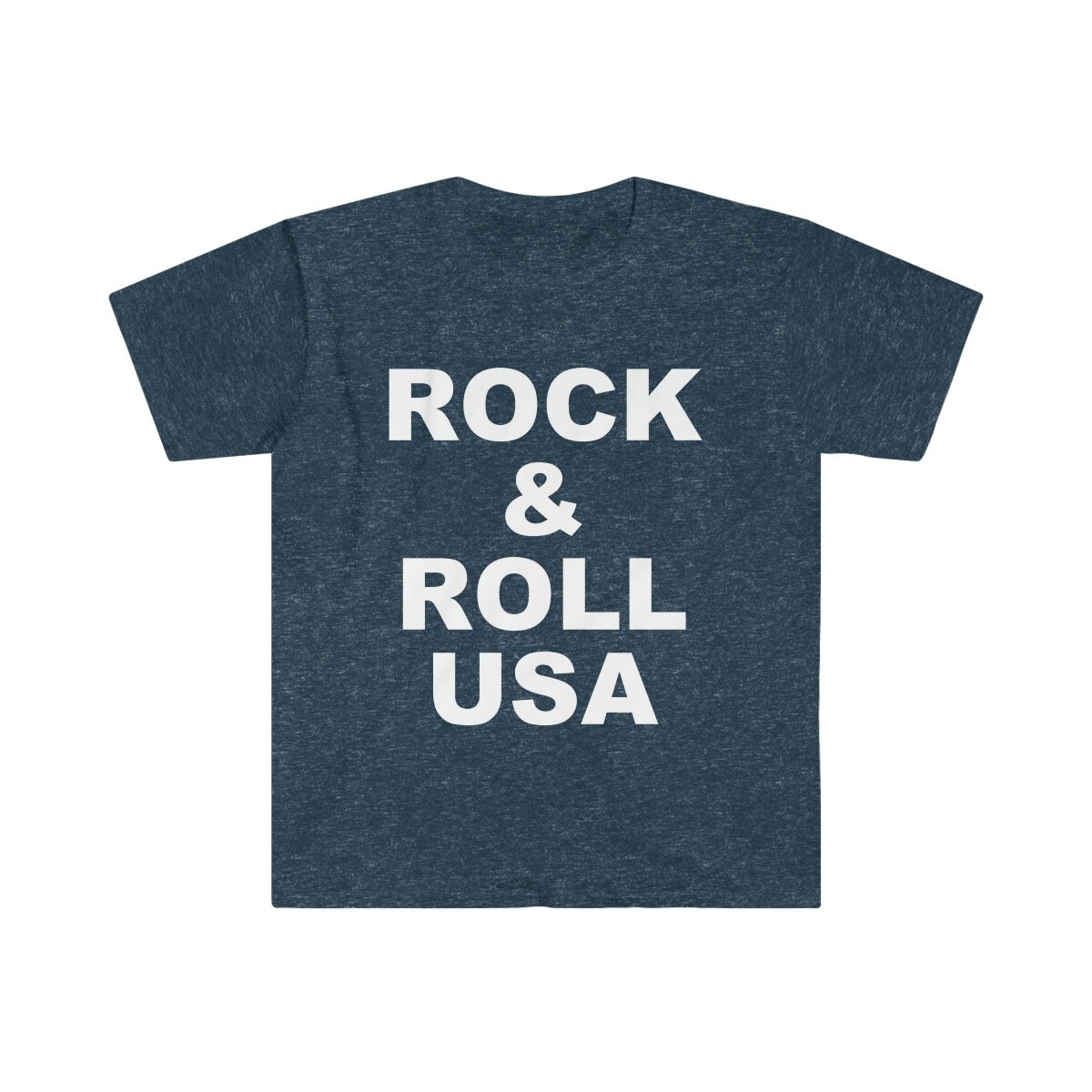 Rock and Roll USA Unisex Softstyle T-shirt - Etsy